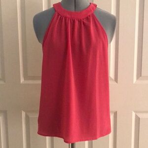 New Francesca’s Mi Ami Pink Halter Top S